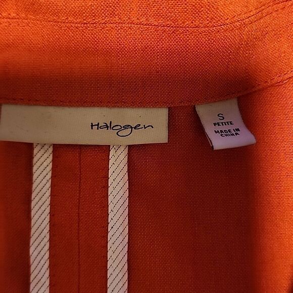 Halogen- linen blend jacket - Picture 2 of 5